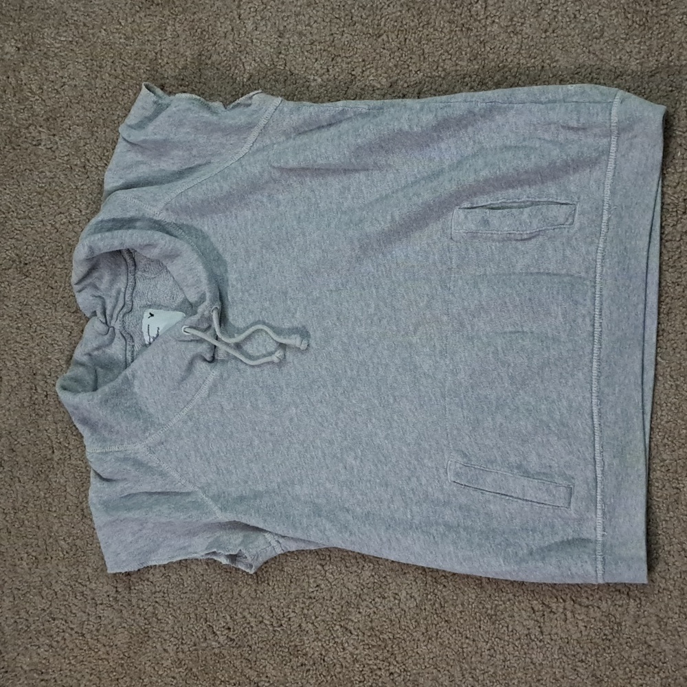 Large Gray Sleeveless Sweater